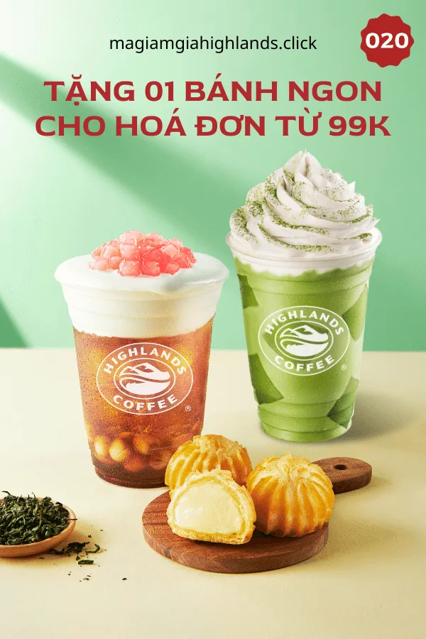 Tặng 01 Bánh Ngon Cho Hoá Đơn Từ 99K