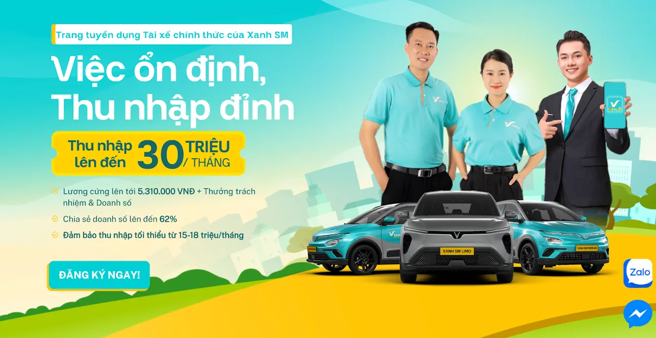 Đăng Ký Tài Xế Xanh Car